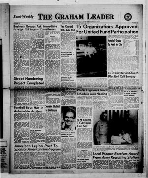 Primary view of The Graham Leader (Graham, Tex.), Vol. 82, No. 12, Ed. 1 Thursday, September 26, 1957