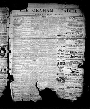 Primary view of object titled 'The Graham Leader. (Graham, Tex.), Vol. 14, No. 47, Ed. 1 Thursday, July 3, 1890'.