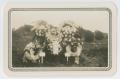 Photograph: [Graves with Flower Garlands]