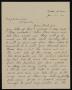 Letter: [Letter from J. J. Wheeler to J. H.. Parramore, January 13, 1916]