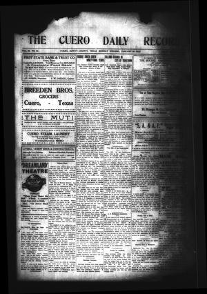 Primary view of The Cuero Daily Record (Cuero, Tex.), Vol. 40, No. 21, Ed. 1 Monday, January 26, 1914