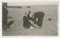 Postcard: [Men in Suits with Calf]
