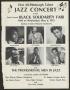 Primary view of Advertisement for the First All-Pittsburgh Talent Jazz Concert at the Fourth Annual Black Solidarity Fair, May 6, 1975