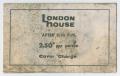 Pamphlet: London House flyer with drawing of Roy Eldridge on back