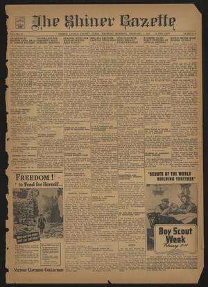 Primary view of The Shiner Gazette (Shiner, Tex.), Vol. 52, No. 6, Ed. 1 Thursday, February 7, 1946