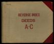 Book: Travis County Deed Records: Reverse Index to Deeds 1916-1924 A-C