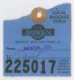 Primary view of [Baggage Tag 225017]