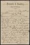 Letter: [Letter from C. S. Bradley to J. S. Burdett, February 28, 1891]