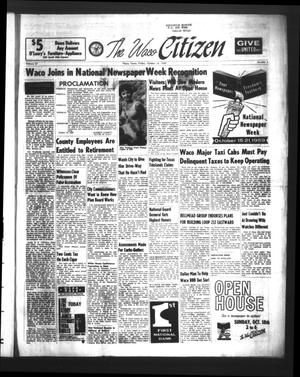 Primary view of The Waco Citizen (Waco, Tex.), Vol. 27, No. 4, Ed. 1 Friday, October 16, 1959