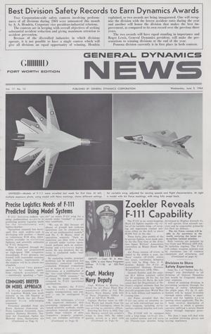 General Dynamics News, Volume 17, Number 12, June 3, 1964