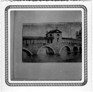Primary view of object titled '[Arched Bridge Over a River]'.