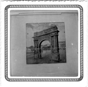Primary view of object titled '[Painting of an Arch]'.