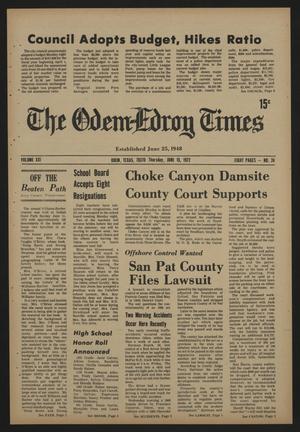 The Odem-Edroy Times (Odem, Tex.), Vol. 21, No. 24, Ed. 1 Thursday, June 15, 1972