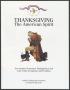 Pamphlet: Thanksgiving: The American Spirit