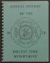 Report: Abilene Fire Department Annual Report: 1972