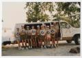 Photograph: [Boy Scouts in Front of Van]