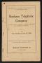 Book: [Bonham Telephone Company Directory, 1924]