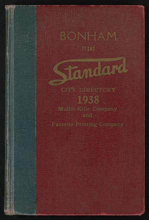Bonham Texas Standard City Directory, 1938