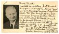 Postcard: [Postcard from Clif Perkins to Truett Latimer, April 20, 1955]