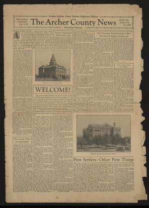 The Archer County News (Archer City, Tex.), Vol. [19], No. [16], Ed. 1 Monday, November 11, 1929