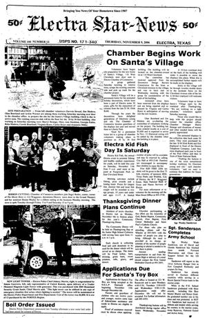 Primary view of Electra Star-News (Electra, Tex.), Vol. 100, No. 13, Ed. 1 Thursday, November 9, 2006