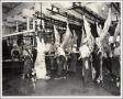 Photograph: [View of crew working in slaughter room of the Austin Abattoir]