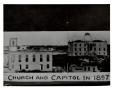 Photograph: [Baptist Church and Capitol Building]