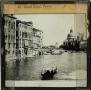 Photograph: Glass Slide of Gondolas on the Grand Canal (Venice, Italy)