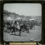 Photograph: Glass Slide of Crowds at Wedding Watching Races (Palestine)
