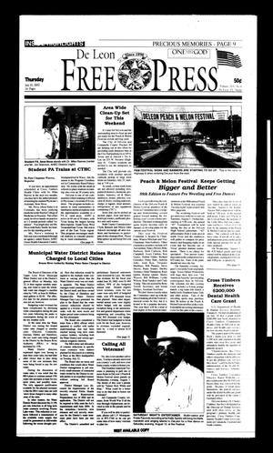 Primary view of De Leon Free Press (De Leon, Tex.), Vol. 113, No. 4, Ed. 1 Thursday, July 25, 2002