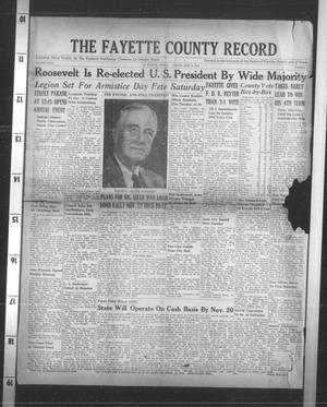 Primary view of The Fayette County Record (La Grange, Tex.), Vol. 23, No. 3, Ed. 1 Friday, November 10, 1944