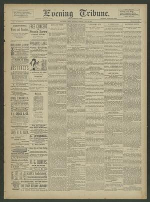 Primary view of Evening Tribune. (Galveston, Tex.), Vol. 11, No. 227, Ed. 1 Saturday, July 25, 1891