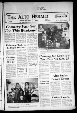 The Alto Herald (Alto, Tex.), Vol. 84, No. 23, Ed. 1 Thursday, October 18, 1979