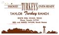 Text: [Business Card for Taylor Turkey Ranch]