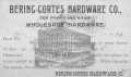 Postcard: Pre-stamped postcard from Bering-Cortes Hardware Co.