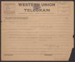 Letter: [Telegram from Simmons College to Officer Simmons, December 31, 1918]