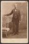 Photograph: [Photograph of an Unknown Man in Dark Clothing]