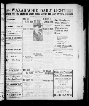 Primary view of Waxahachie Daily Light (Waxahachie, Tex.), Vol. 20, No. 310, Ed. 1 Wednesday, March 19, 1913