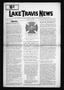 Newspaper: Lake Travis News (Austin, Tex.), Vol. 4, No. 14, Ed. 1 Tuesday, Septe…