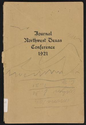 Journal of the Northwest Texas Annual Conference, Methodist Episcopal Church, South: 1921