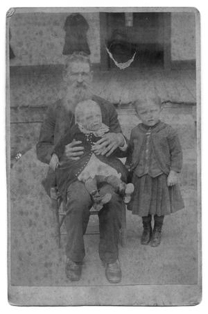[Old Man with Two Children]