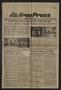 Newspaper: The Freer Free Press (Freer, Tex.), Vol. 1, No. 16, Ed. 1 Wednesday, …