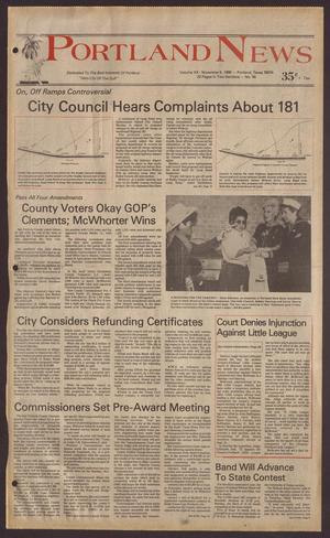 Portland News (Portland, Tex.), Vol. 20, No. 45, Ed. 1 Thursday, November 6, 1986