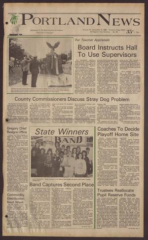 Portland News (Portland, Tex.), Vol. 20, No. 46, Ed. 1 Thursday, November 13, 1986