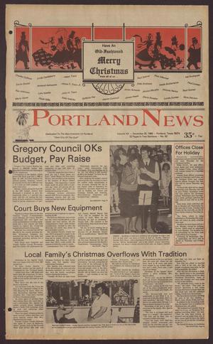 Portland News (Portland, Tex.), Vol. 20, No. 52, Ed. 1 Thursday, December 25, 1986