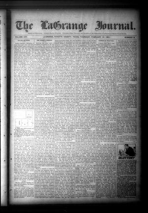 Primary view of The La Grange Journal. (La Grange, Tex.), Vol. 22, No. 8, Ed. 1 Thursday, February 14, 1901