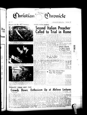 Primary view of Christian Chronicle (Abilene, Tex.), Vol. 19, No. 29, Ed. 1 Friday, April 27, 1962