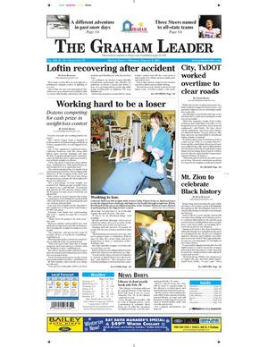 Primary view of The Graham Leader (Graham, Tex.), Vol. 135, No. 51, Ed. 1 Wednesday, February 9, 2011