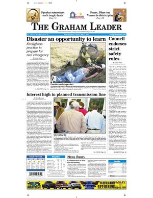 Primary view of The Graham Leader (Graham, Tex.), Vol. 135, No. 66, Ed. 1 Sunday, April 3, 2011