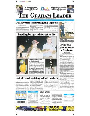 Primary view of The Graham Leader (Graham, Tex.), Vol. 135, No. 86, Ed. 1 Sunday, June 12, 2011